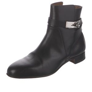 Hermes Kelly Neo Ankle boot black size 36 6 womens